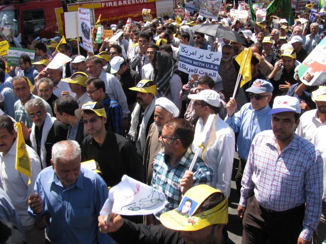 گزارش تصویری از راهپیمایی روز جهانی قدس- تیر 1394
