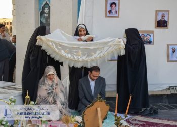 جشن ولادت حضرت زهرا(س) به همراه عقد دانشجویی شهدایی برگزار شد
