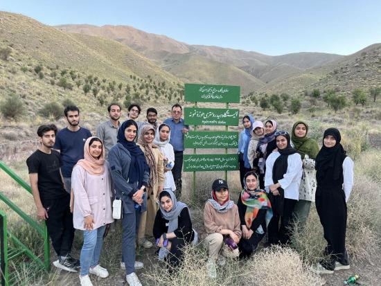 بازدید دانشجویان مهندسی طبیت از گناباد و کاخک 