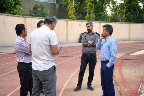 آماده‌سازی فضای رویداد «پیوند حماسه‌ها؛  از توس تا خرمشهر» 
