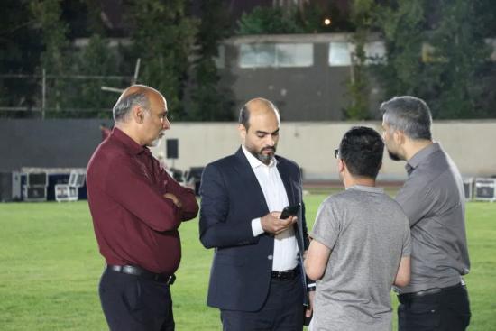  آماده‌سازی فضای رویداد «پیوند حماسه‌ها؛  از توس تا خرمشهر» 