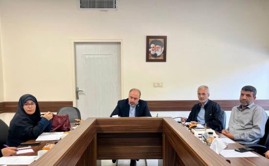 جلسه دکتر قادری، مدیر فرهنگی دانشگاه و کارشناسان فرهنگی دانشکده‌ها